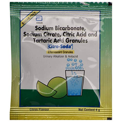 Citro-Soda - Sachet of 4 gm Granules