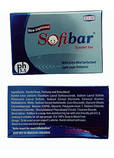 Sofibar Syndet Bar | Baby Soap | 75 Gram (Pack of 4)