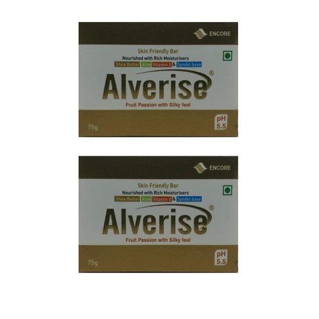 ENCORE ALVERISE SKIN FRIENDLY BAR PACK OF 2 x 75 GM KarissaKart