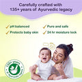 DABUR pH 5.5 Balanced Sensitive Skin with No Harmful Chemicals Contains Aloe Vera, Licorice and Almonds, Hypoallergenic and Dermatologically Tested No Paraben and Phthalates Baby Lotion - 500 ml