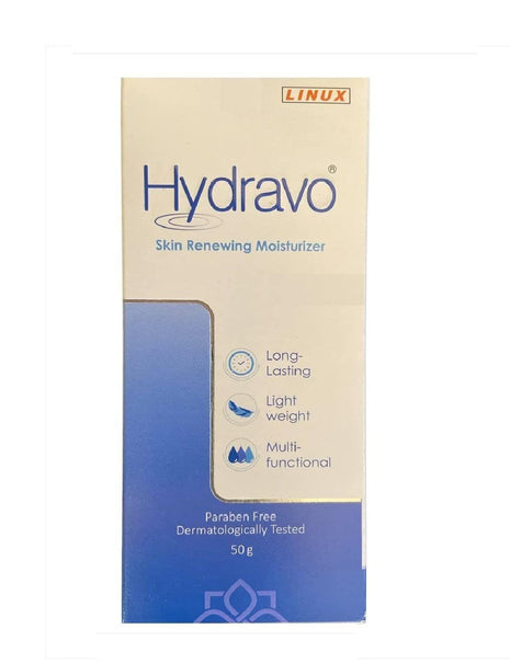 Hydravo Skin Renewing Moisturizer Cream | Long Lasting, Light Weight And Paraben free (50 g) KarissaKart