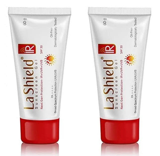 La Shield IR SPF 30+ & Pa+++ Sunscreen Gel,60 g x Pack of 2 KarissaKart