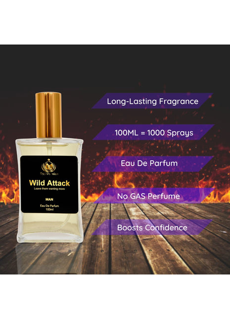 Europa Wild Attack 100ml Perfume Spray For Men