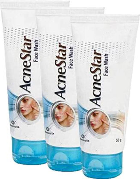 Acnestar Anti-Acne Face Wash  50g  pack of 3