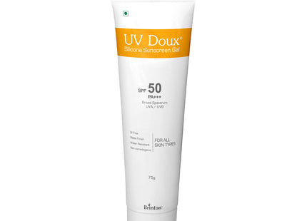 UvDoux Face & Body Sunscreen gel with SPF 50 PA+++ in Matte Finish and Oil Free Formula| Water Resistant Sunscreen| Protection against UVA/UVB Rays (100 GM)