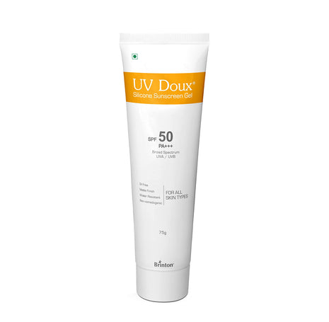 UvDoux Face & Body Sunscreen gel with SPF 50 PA+++ in Matte Finish and Oil Free Formula| Water Resistant Sunscreen| Protection against UVA/UVB Rays (100 GM)