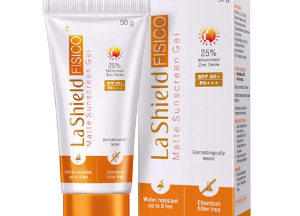 LASHIELD FISICO MATTE SUNSCREENGEL 50 G|Glenmark