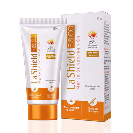 LASHIELD FISICO MATTE SUNSCREENGEL 50 G|Glenmark