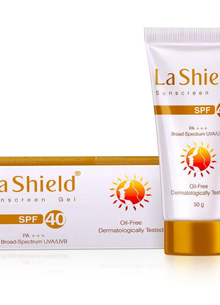La Shield SPF 40 & PA+++ Mineral Based Sunscreen Gel | Suitable For All Skin Types Including Acne Prone Skin, 60 Grams KarissaKart