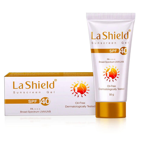 La Shield SPF 40 & PA+++ Mineral Based Sunscreen Gel | Suitable For All Skin Types Including Acne Prone Skin, 60 Grams KarissaKart