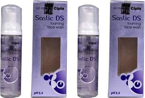 Cipla Saslic DS Foaming Face Wash (2 Pack) KarissaKart