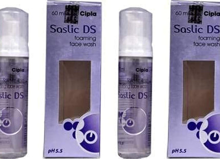 Cipla Saslic DS Foaming Face Wash (Pack Of 2) KarissaKart