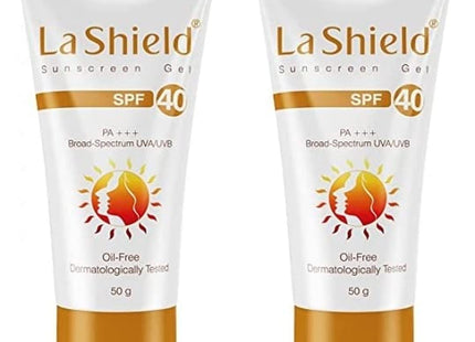La Shield SPF 40 & PA+++ Mineral Based Sunscreen Gel | Suitable For All Skin Types, 50 Grams