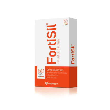 FORTISIL TINTED SUNSCREEN S 50G|ADROIT