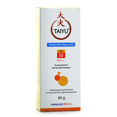 Taiyu Sunscreen Aqua Gel SPF 50 PA+++ 60gms