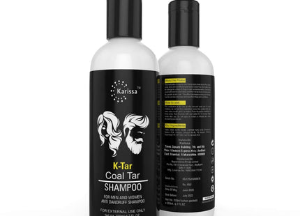 KARISSA MARKETING K Tar Coal Shampoo ml Pack of 2 pieces, Black, 200 ml KarissaKart