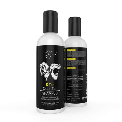 KARISSA MARKETING K Tar Coal Shampoo ml Pack of 2 pieces, Black, 200 ml KarissaKart