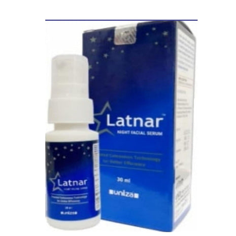 LATNAR NIGHT FACIAL SERUM ||Anti-Aging | Reduces Fine Lines & Wrinkles 30 ML Spray Foam KarissaKart