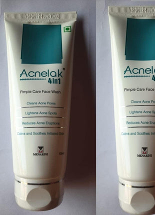 Acnelak Face Wash, White, 100 ml (Pack of 2)