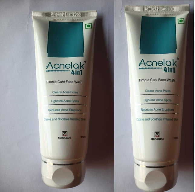 Acnelak Face Wash, White, 100 ml (Pack of 2)