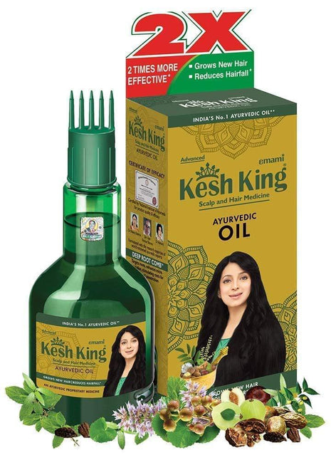 Kesh King Ayurvedic Scalp and Hair Oil, 60ml (60ml - Pack of 2) KarissaKart