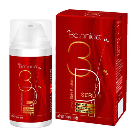 Botanica 3D serum intense revitalizer serum Rejuvenating and Hydrating serum Reduces Pigmentation KarissaKart