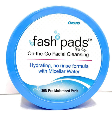 CURATIO 30 Pre-Moistened Fash pads on-the-Go Facial Cleansing KarissaKart