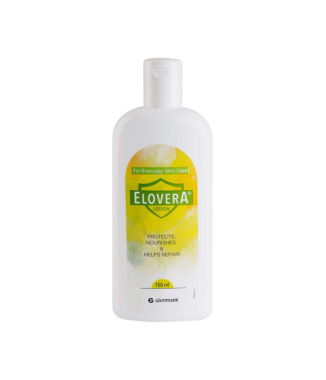 Elovera Lotion with Aloe Vera & Vitamin E, Intense Moisturising Formula, Hydrates, Lightens Blemishes and Makes Skin Soft and Healthy, Non-Greasy, 150 ml KarissaKart