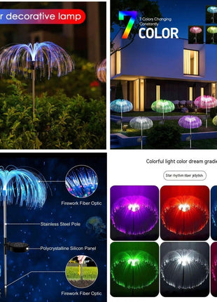 Changing Solar Waterproof Flower Lights (Multi Packs)
