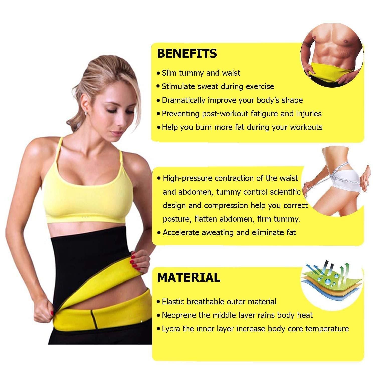 Sweat Belt - Hot Body Shaper Belly Fat Burner For Men & Women