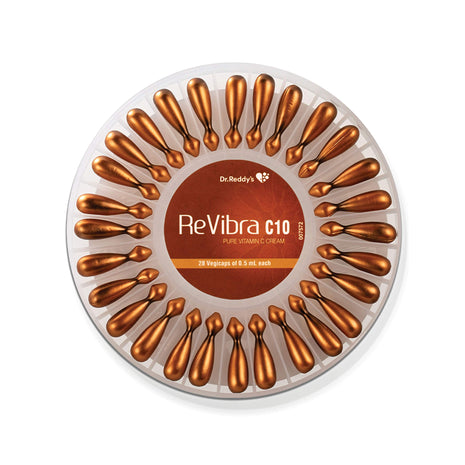 Revibra C10 Pure Vitamin C Cream, 28 Vegicaps Of 0.5Ml Each