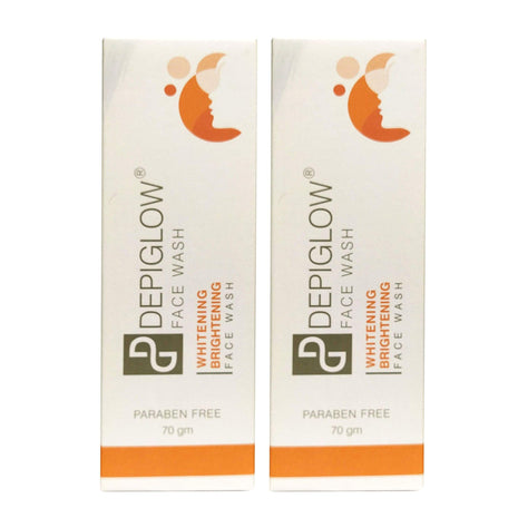 Depiglow Glutathione Creamy face wash for Skin Whitening & Brightening 70g (Pack of 2) KarissaKart