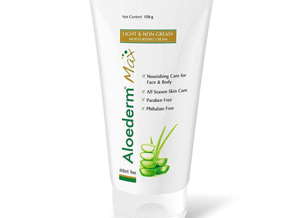Aloederm Max Light & Non-Greasy Moisturizing Skin Cream | Paraben Free - 150Gm KarissaKart