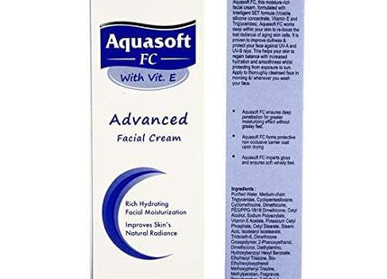 Aquasoft Fc Moisturizer cream with Vit.E Advanced Facial Cream 100G KarissaKart