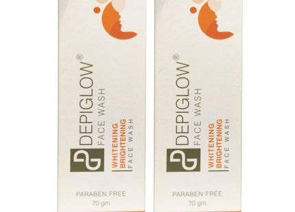 Depiglow Glutathione Creamy face wash for Skin Whitening & Brightening 70g (Pack of 2) KarissaKart