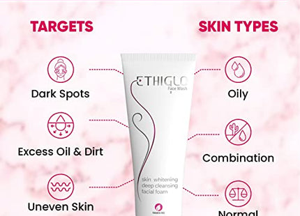 Ethiglo Face Wash for Combination and Normal Skin
