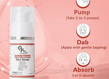 Step to use Fixderma 5% Niacinamide Serum