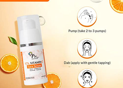 Step to use 17% vitamin C serum