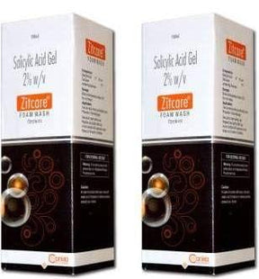 KgF ZitCare Foam Wash, Parabens Free Face Wash (Pack Of 2) KarissaKart