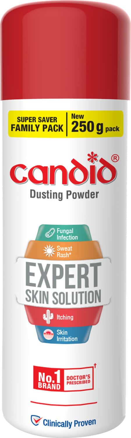 Candid Dusting Powder 250 gm|Glenmark OTC