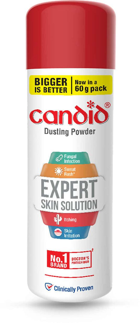 Candid Anti fungal Dusting Powder 60 gm|Glenmark OTC