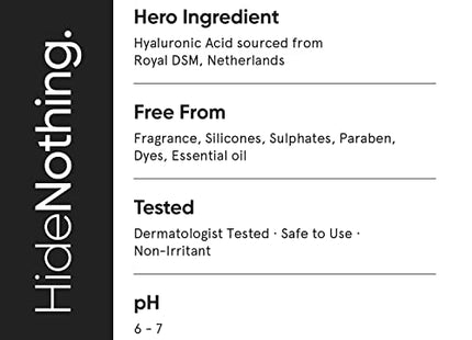 hyaluronic acid serum minimalist